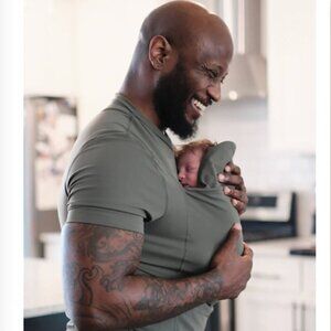 Lalabu Dad Shirt Short Sleeve in Fern Green Sz XL